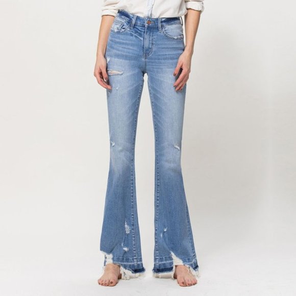 *NEW* Vervet by Flying Monkey High-Rise Flare Jeans - Picture 3 of 10